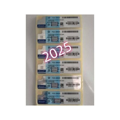 Original Windows 11 Pro COA Aufkleber OEM Version für PC und Mac