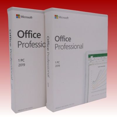 VE-zertifiziertes Windows Office 2019 Pro Plus Bind 1PC für physische Medieninstallation