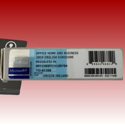 Custom English Windows COA Sticker Multi color For Software Activation