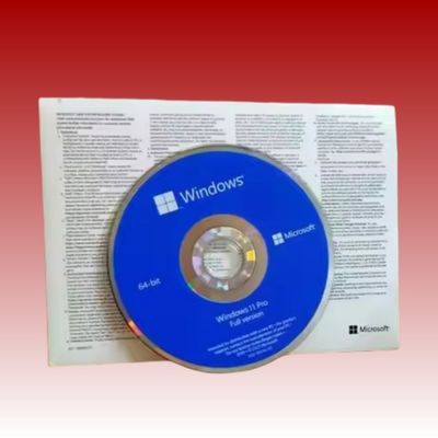 64 Bit Win 11 Pro DVD Pack OEM Einfache Installation mit 1 Jahr Support und Updates