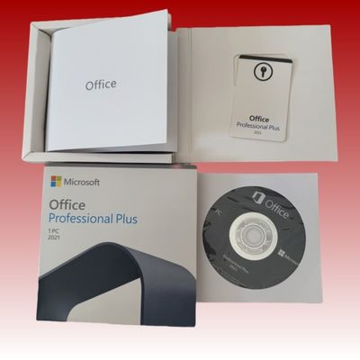 5user Office 2021 Professional Plus Lizenz Schlüssel DVD-Pack mit 100% Online