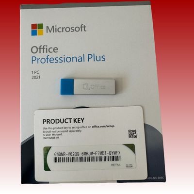 Original 100% Online-Aktivierung Microsoft Office 2021 Professional Plus USB Box PKC