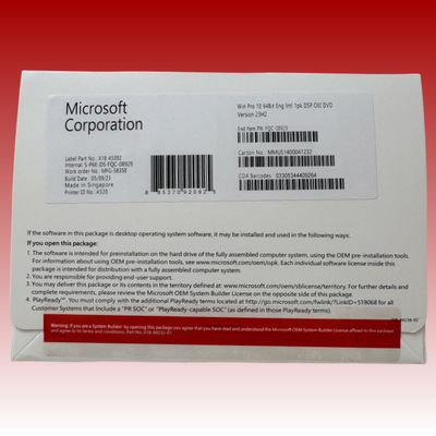 OEM Windows 11 OEM Schlüssel PC Software Englisch Windows 10 Professionelle Lizenz